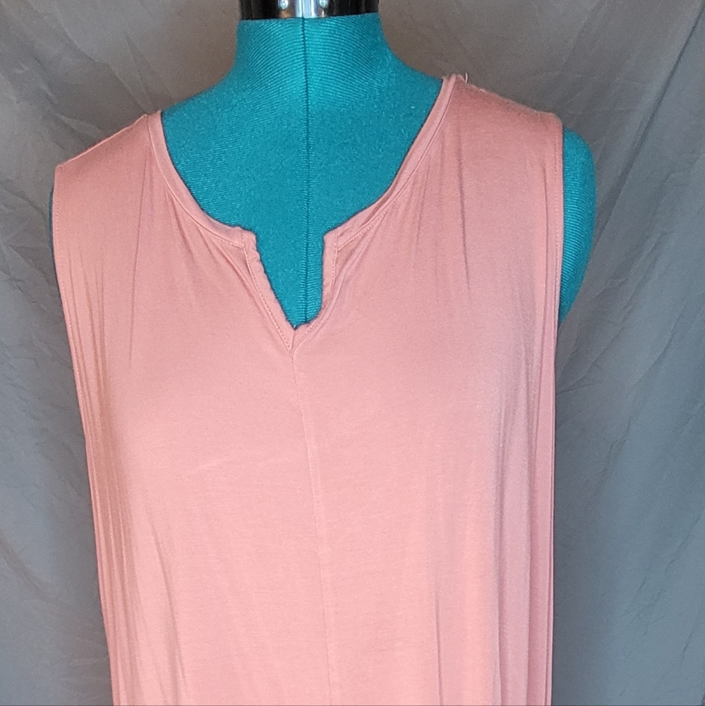 LOGO Lori Goldstein Pink 3x Tank